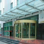 北京金天地国际大厦感应旋转门